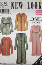 Load image into Gallery viewer, 1990’s Vintage Sewing Pattern: New Look 6016