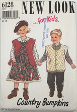 Load image into Gallery viewer, 1990’s Vintage Sewing Pattern: New Look 6128