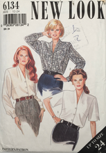 Load image into Gallery viewer, 1990’s Vintage Sewing Pattern: New Look 6134