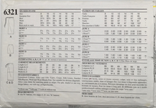 Load image into Gallery viewer, 1990’s Vintage Sewing Pattern: New Look 6321