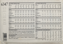 Load image into Gallery viewer, 1980’s Vintage Sewing Pattern: New Look 6347