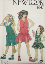 Load image into Gallery viewer, 1980’s Vintage Sewing Pattern: New Look 6347