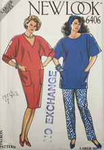 Load image into Gallery viewer, 1980’s Vintage Sewing Pattern: New Look 6406