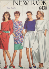 Load image into Gallery viewer, 1980’s Vintage Sewing Pattern: New Look 6430