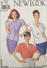 Load image into Gallery viewer, 1980's Vintage Sewing Pattern: New Look 6705