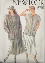Load image into Gallery viewer, 1980’s Vintage Sewing Pattern: New Look 6707