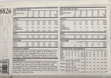 Load image into Gallery viewer, 1980’s Vintage Sewing Pattern: New Look 6826