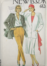 Load image into Gallery viewer, 1980’s Vintage Sewing Pattern: New Look 6826