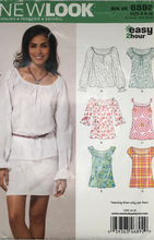 Load image into Gallery viewer, 2000’s Sewing Pattern: New Look 6892