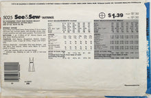 Load image into Gallery viewer, 1980’s Vintage Sewing Pattern: See & Sew 5025