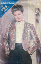 Load image into Gallery viewer, 1980’s Vintage Sewing Pattern: See & Sew 5085