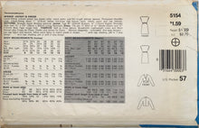 Load image into Gallery viewer, 1980’s Vintage Sewing Pattern: See & Sew 5154