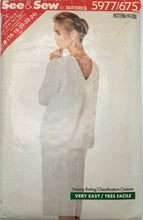 Load image into Gallery viewer, 1987 Vintage Sewing Pattern: See & Sew 5977-675
