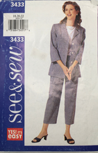 Load image into Gallery viewer, 2002  Sewing Pattern: See & Sew 3433