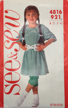 Load image into Gallery viewer, 1990 Vintage Sewing Pattern: See & Sew 4816/921