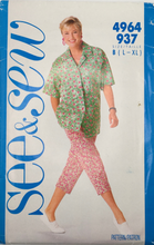 Load image into Gallery viewer, 1990’s Vintage Sewing Pattern: See & Sew 4964/937
