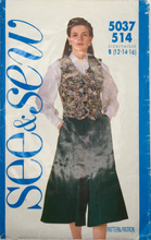 Load image into Gallery viewer, 1990 Vintage Sewing Pattern: See & Sew 5037/514