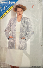 Load image into Gallery viewer, 1987  Vintage Sewing Pattern: See & Sew 5575