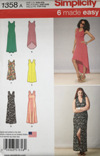 Load image into Gallery viewer, 2014 Sewing Pattern: Simplicity 1358