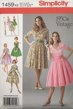 Load image into Gallery viewer, 1950’s Reproduction Sewing Pattern: Simplicity 1459