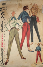 Load image into Gallery viewer, 1956 Vintage Sewing Pattern: Simplicity 1818
