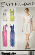 Load image into Gallery viewer, 2011 Sewing Pattern: Simplicity 2178
