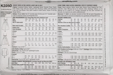 Load image into Gallery viewer, 2011 Sewing Pattern: Simplicity 2250