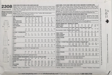 Load image into Gallery viewer, 2010 Sewing Pattern: Simplicity 2308