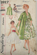Load image into Gallery viewer, 1959 Vintage Sewing Pattern: Simplicity  2917