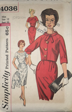 Load image into Gallery viewer, 1962 Vintage Sewing Patterns: Simplicity 4036