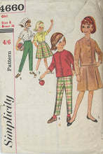 Load image into Gallery viewer, 1950’s Vintage Sewing Pattern: Simplicity 4660