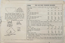 Load image into Gallery viewer, 1954 Vintage Sewing Pattern: Simplicity 4784