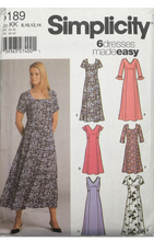 Load image into Gallery viewer, 2004 Sewing Pattern: Simplicity 5189
