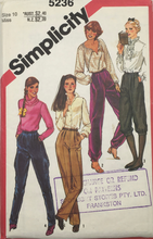 Load image into Gallery viewer, 1981 Vintage Sewing Pattern: Simplicity 5236