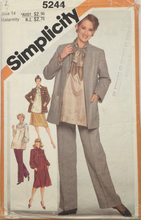 Load image into Gallery viewer, 1981 Vintage Sewing Pattern: Simplicity 5244