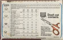 Load image into Gallery viewer, 1982 Vintage Sewing Pattern: Simplicity 5303