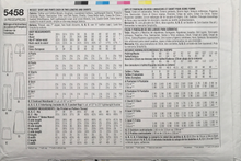 Load image into Gallery viewer, 2003 Sewing Pattern: Simplicity 5458