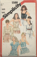 Load image into Gallery viewer, 1982 Vintage Sewing Pattern: Simplicity 5588