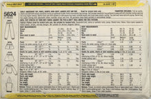 Load image into Gallery viewer, 1983 Vintage Sewing Pattern: Simplicity 5624