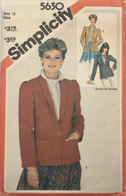 Load image into Gallery viewer, 1982 Vintage Sewing Pattern: Simplicity 5630