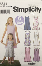 Load image into Gallery viewer, 2003 Sewing Pattern: Simplicity 5641