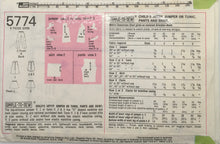 Load image into Gallery viewer, 1978 Vintage Sewing Pattern: Simplicity 5774