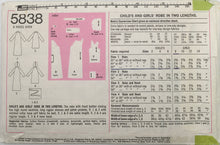 Load image into Gallery viewer, 1976 Vintage Sewing Pattern: Simplicity 5838