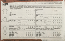 Load image into Gallery viewer, 1984 Vintage Sewing Pattern: Simplicity 5869