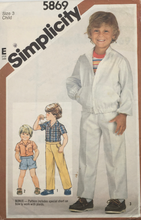Load image into Gallery viewer, 1984 Vintage Sewing Pattern: Simplicity 5869