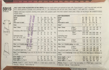 Load image into Gallery viewer, 1983 Vintage Sewing Pattern: Simplicity 5915