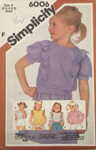 Load image into Gallery viewer, 1983 Vintage Sewing Pattern: Simplicity 6006