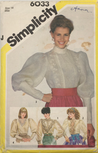 Load image into Gallery viewer, 1983 Vintage Sewing Pattern: Simplicity 6033
