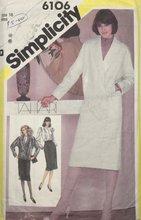 Load image into Gallery viewer, 1984 Vintage Sewing Pattern: Simplicity 6106