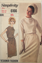 Load image into Gallery viewer, 1965 Vintage Sewing Pattern: Simplicity  6166
